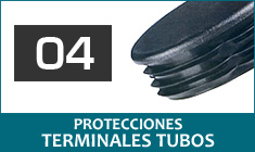 Protecciones terminales de tubos